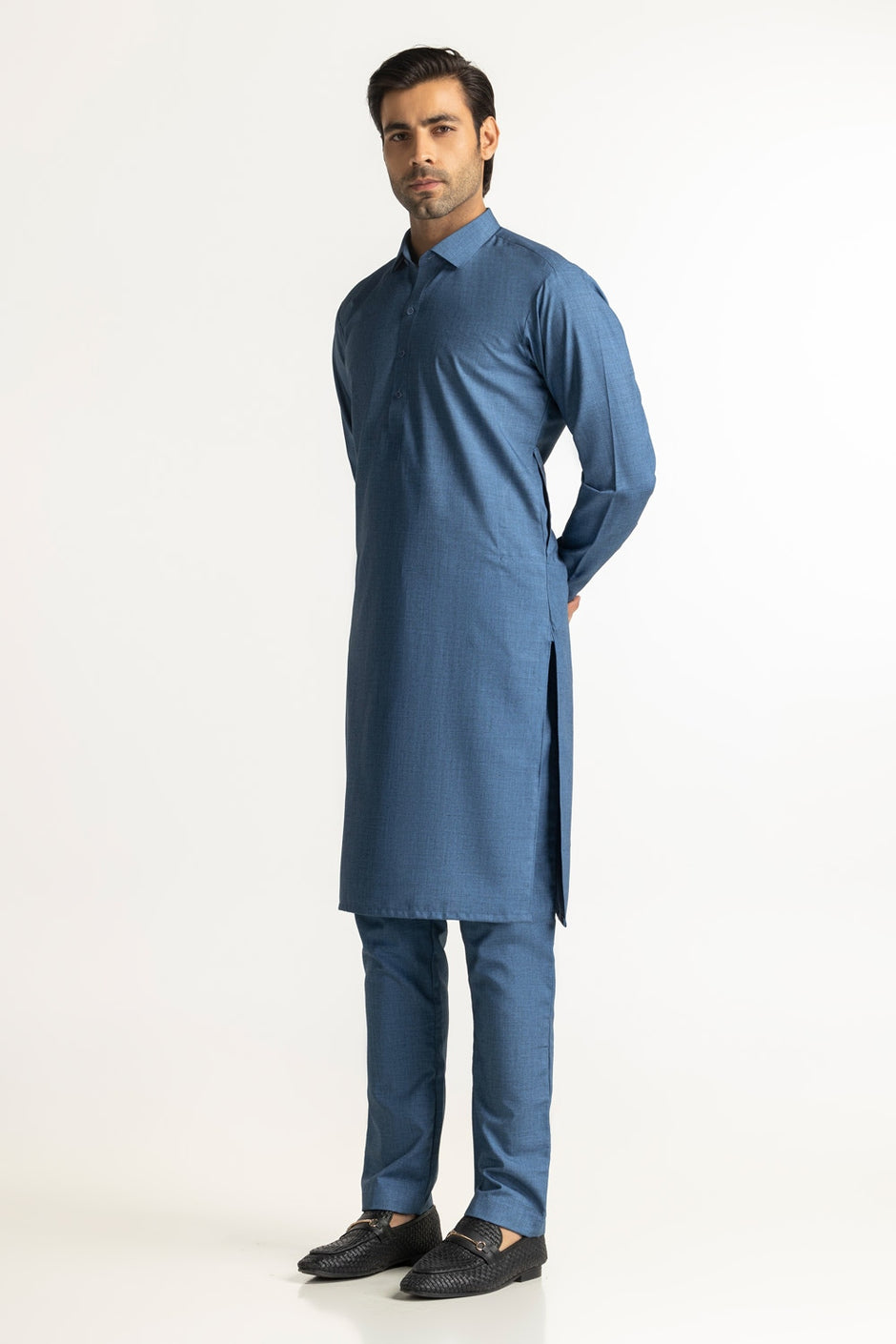 Gul 900 Lomani Unstitched Fabric Blended-LF