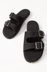 Black Comfy Slipper IWW-CFS24-004