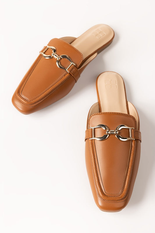 Women Tan Mules IWW-MLS24-006