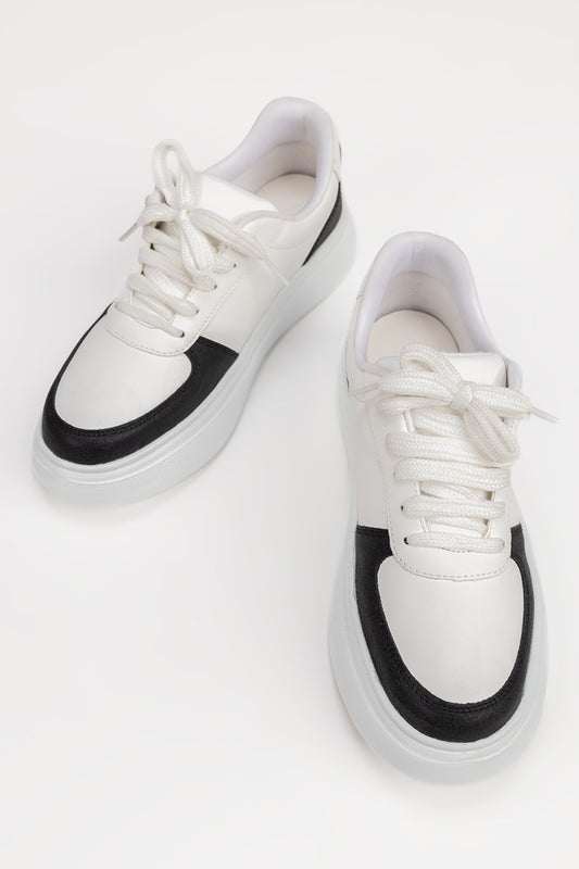 Women Black White Jogger IWW-JGR24-001