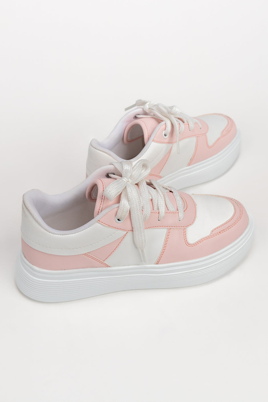 Women Pink White Jogger