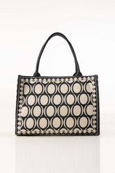 Black White Tote Bag IBS-TTB25-001