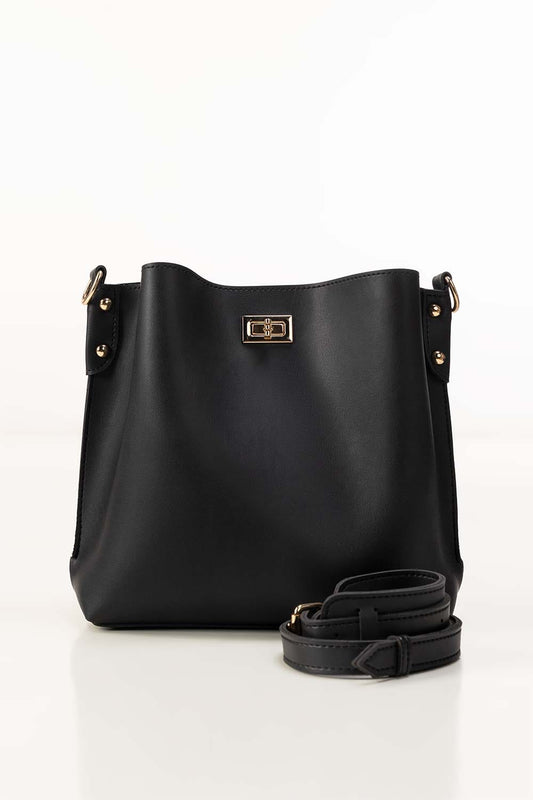 Black Bucket Bag IBS-BKB25-002
