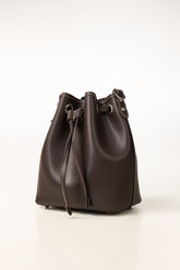 Dark Brown Bucket Bag IBS-BKB25-003