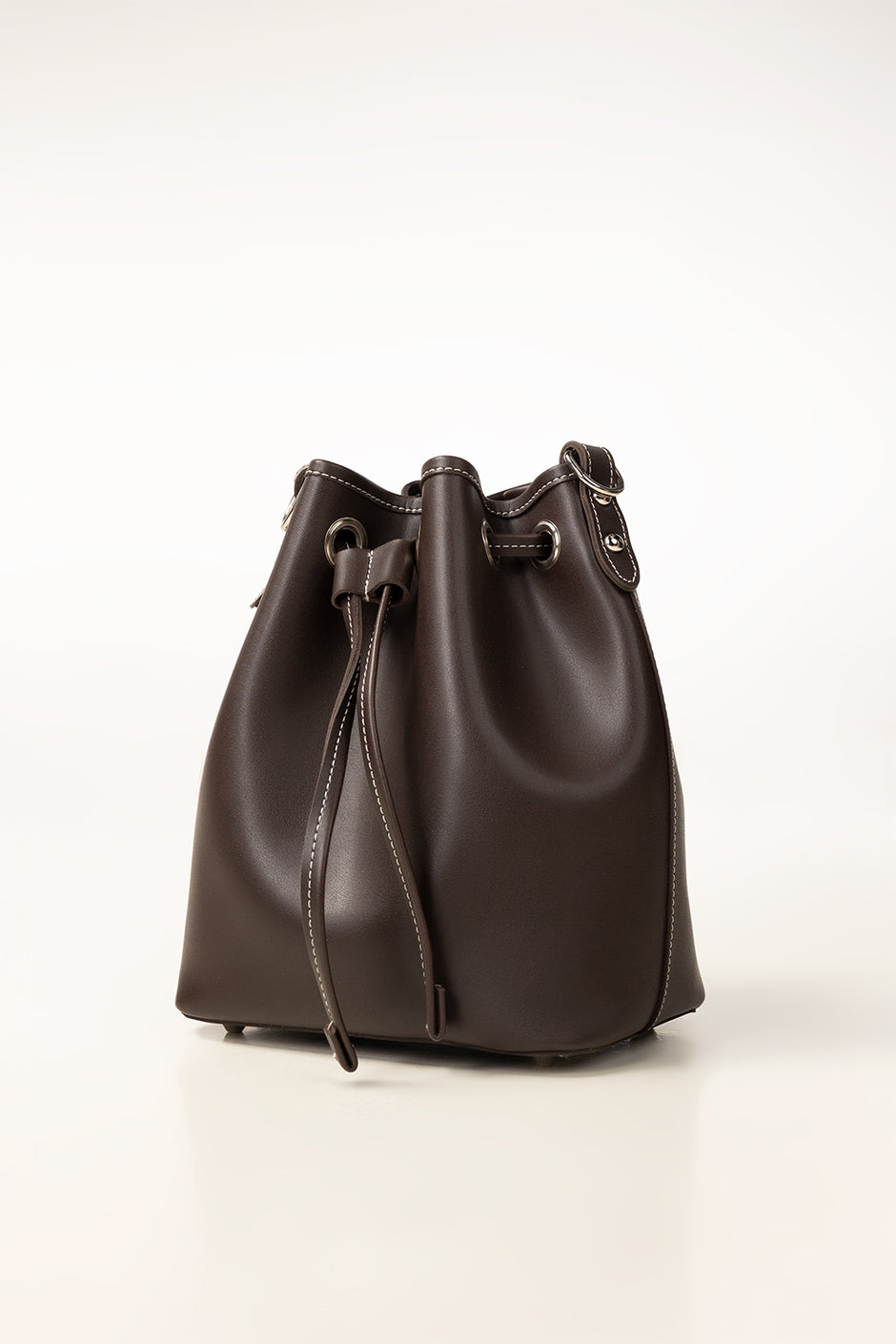 Dark Brown Bucket Bag