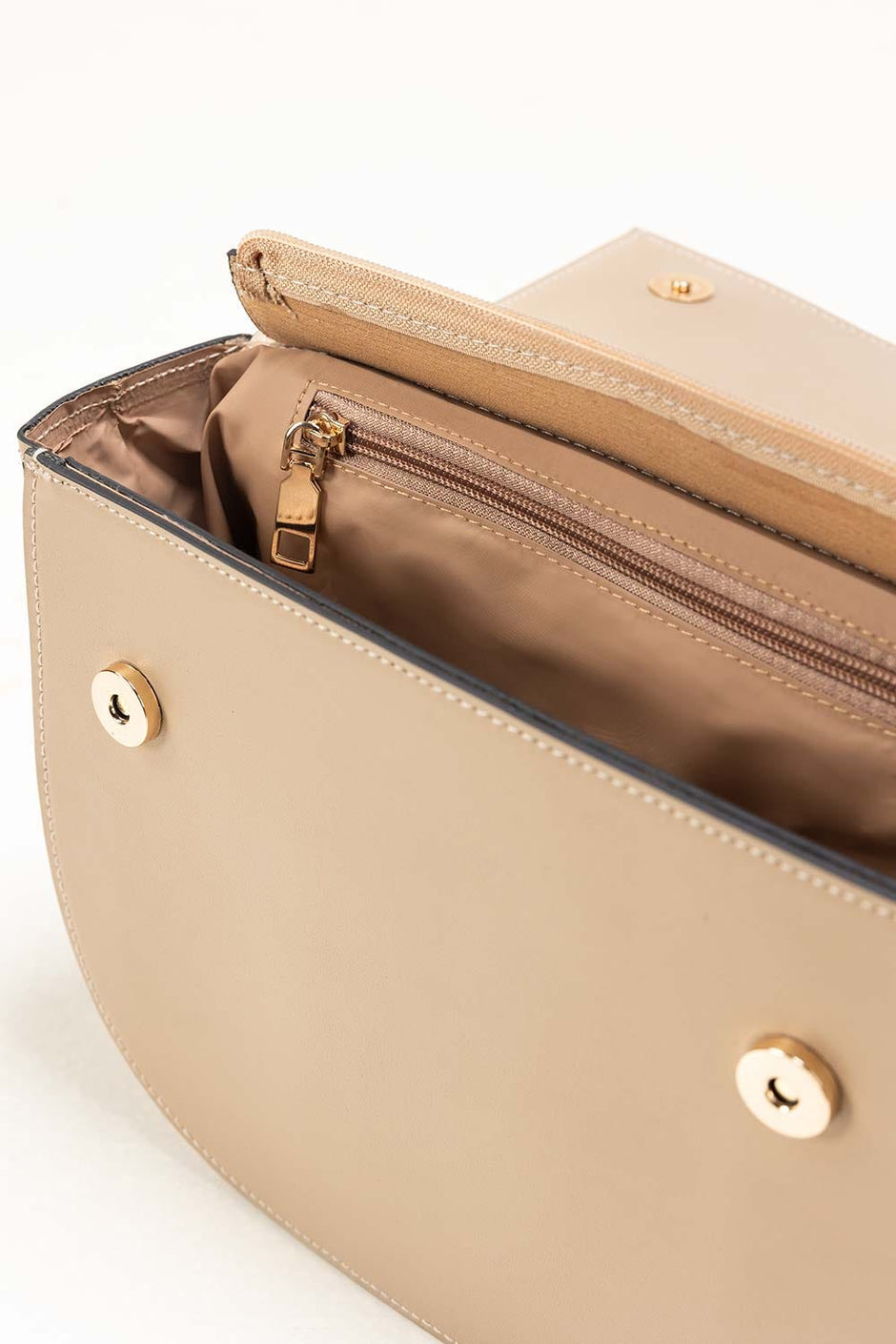 Beige Cross Body Bag