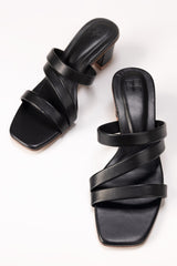 Women Black Heels IFS-HLS25-001 Women Black Heels IFS-HLS25-001