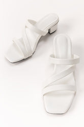 Women White Heels IFS-HLS25-002