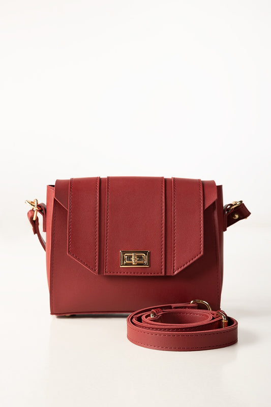 Maroon Cross Body Bag IBS-CBB25-003