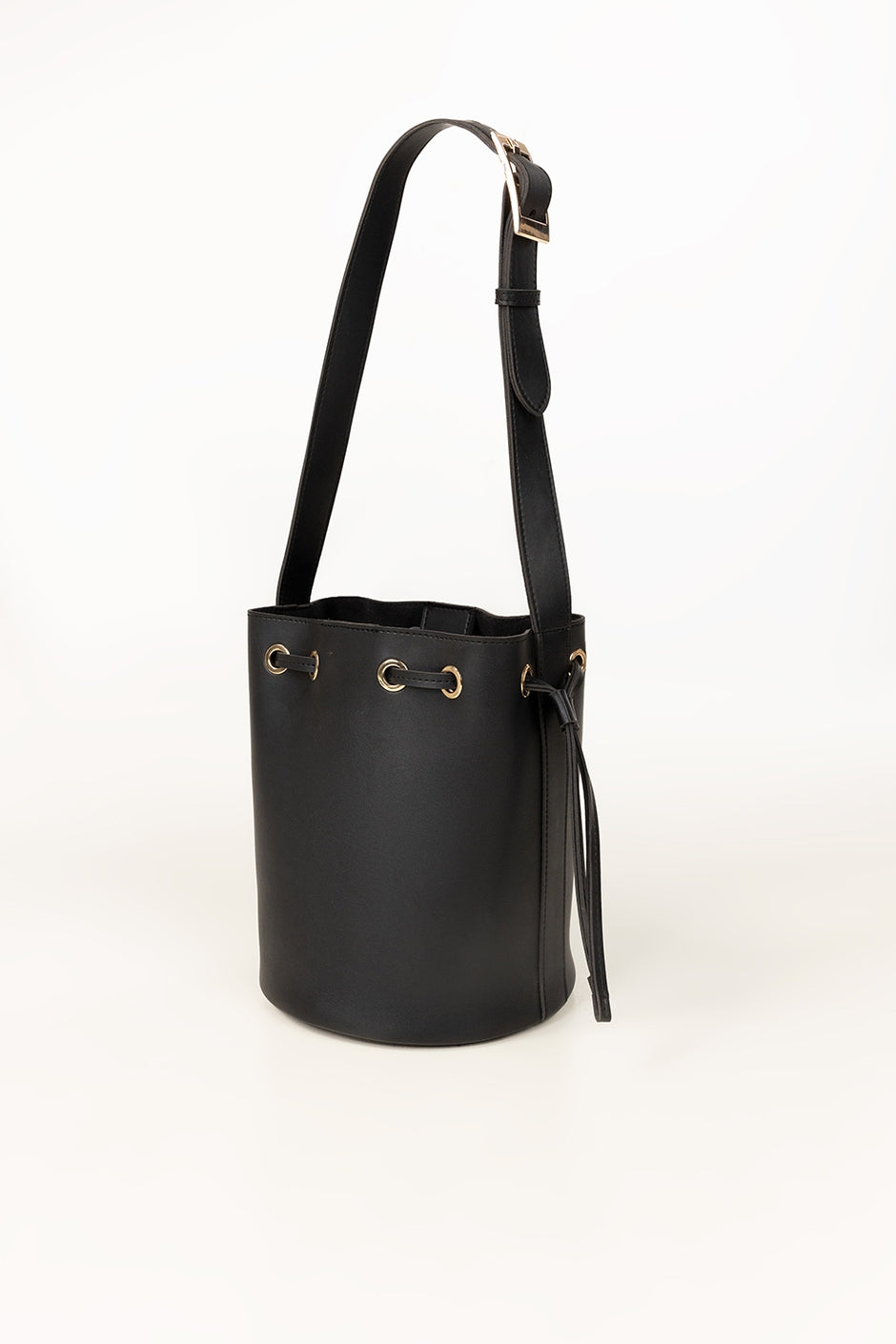 Black Bucket Bag