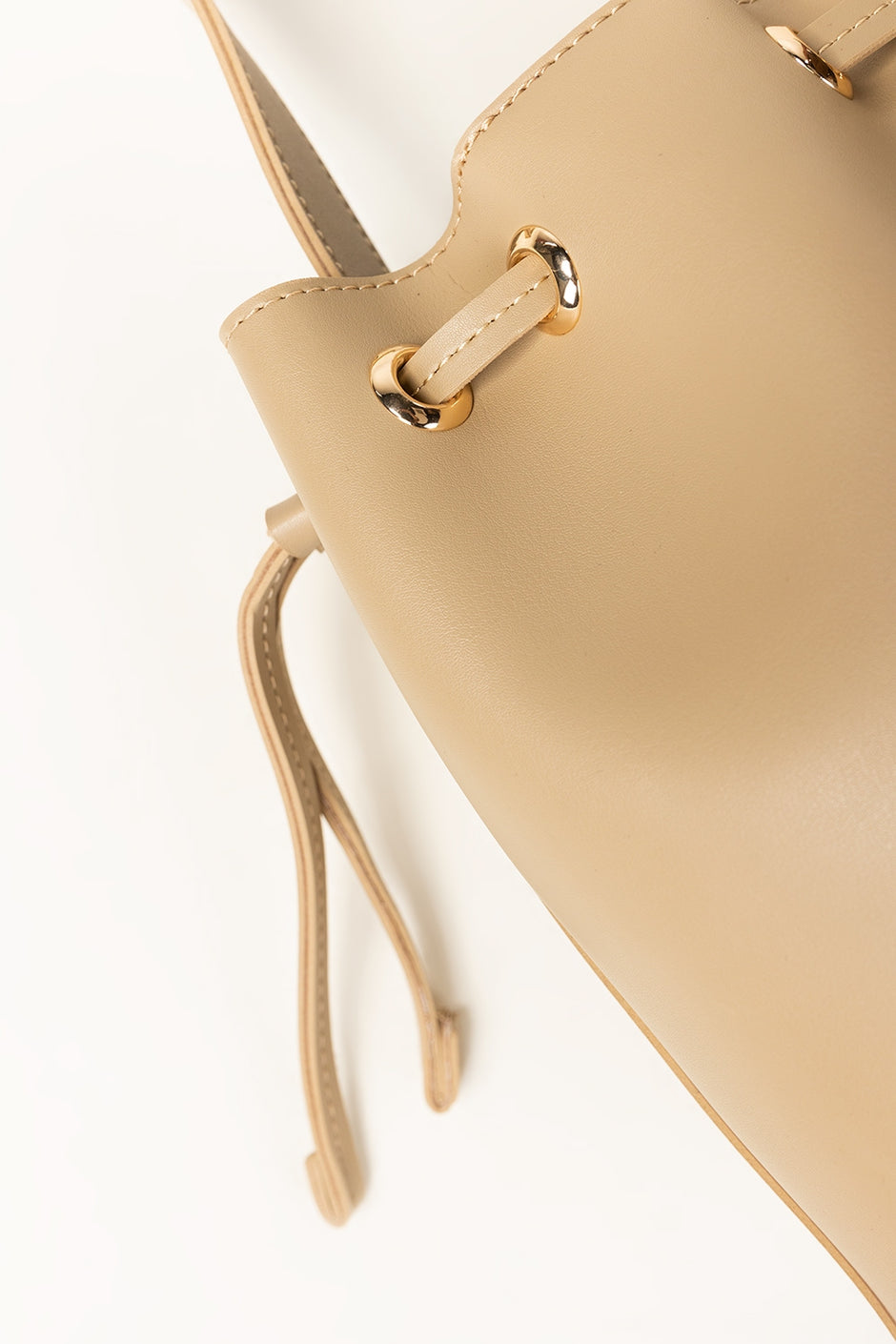 Beige Bucket Bag