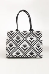 Black White Tote Bag IBS-TTB25-012