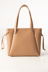 Dark Beige Tote Bag IBS-TTB25-019