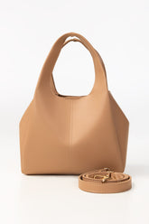 Beige Handbag IBS-HDB25-002