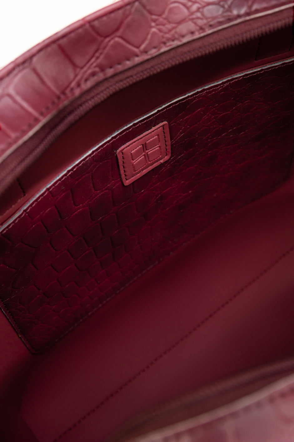 Burgundy Tote Bag