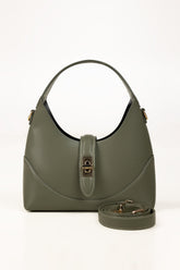 Olive Green Hobo Bag IBS-HBB25-004