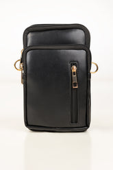 Black Cross Body Wallet IBS-CBW25-006