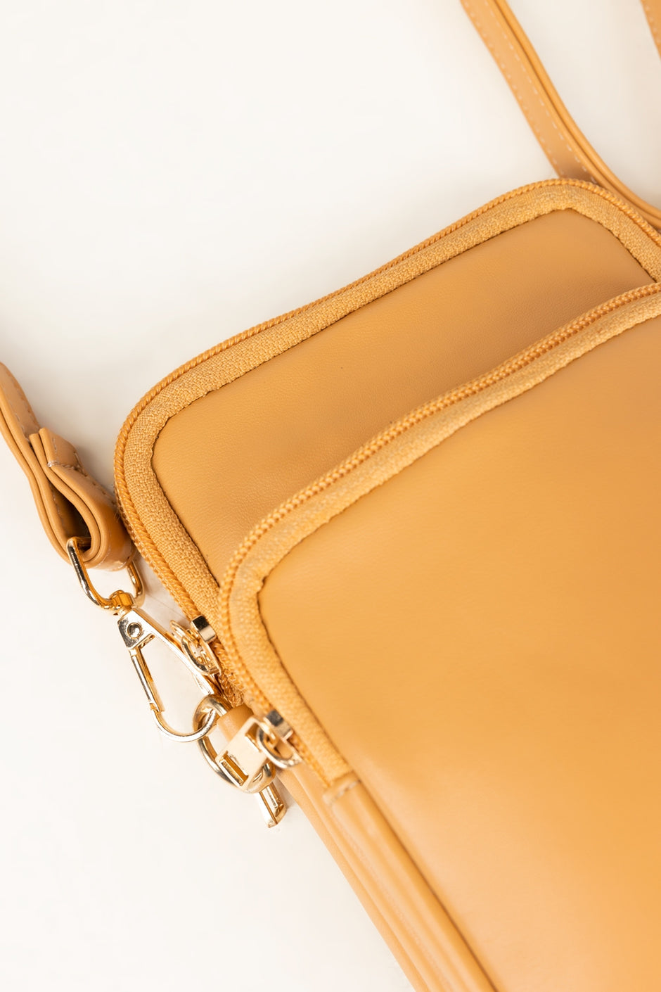 Yellow Cross Body Wallet