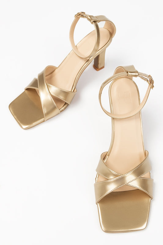 Women Golden Heels IFS-HLS25-006