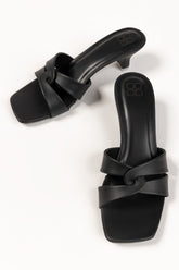 Women Black Heels IFS-HLS25-009