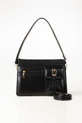 Black Shoulder Bag IBS-SHB25-036