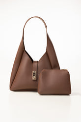 Brown Shoulder Bag IBS-SHB25-038