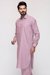 Baby Pink Unstitched Fabric Dip Dyed Yarn GL-04M