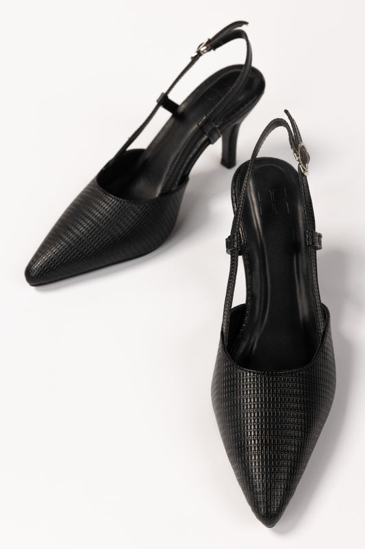 Black Sling Back IFS-SLB25-003