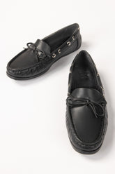 Black Mocassins IFS-MCS25-003