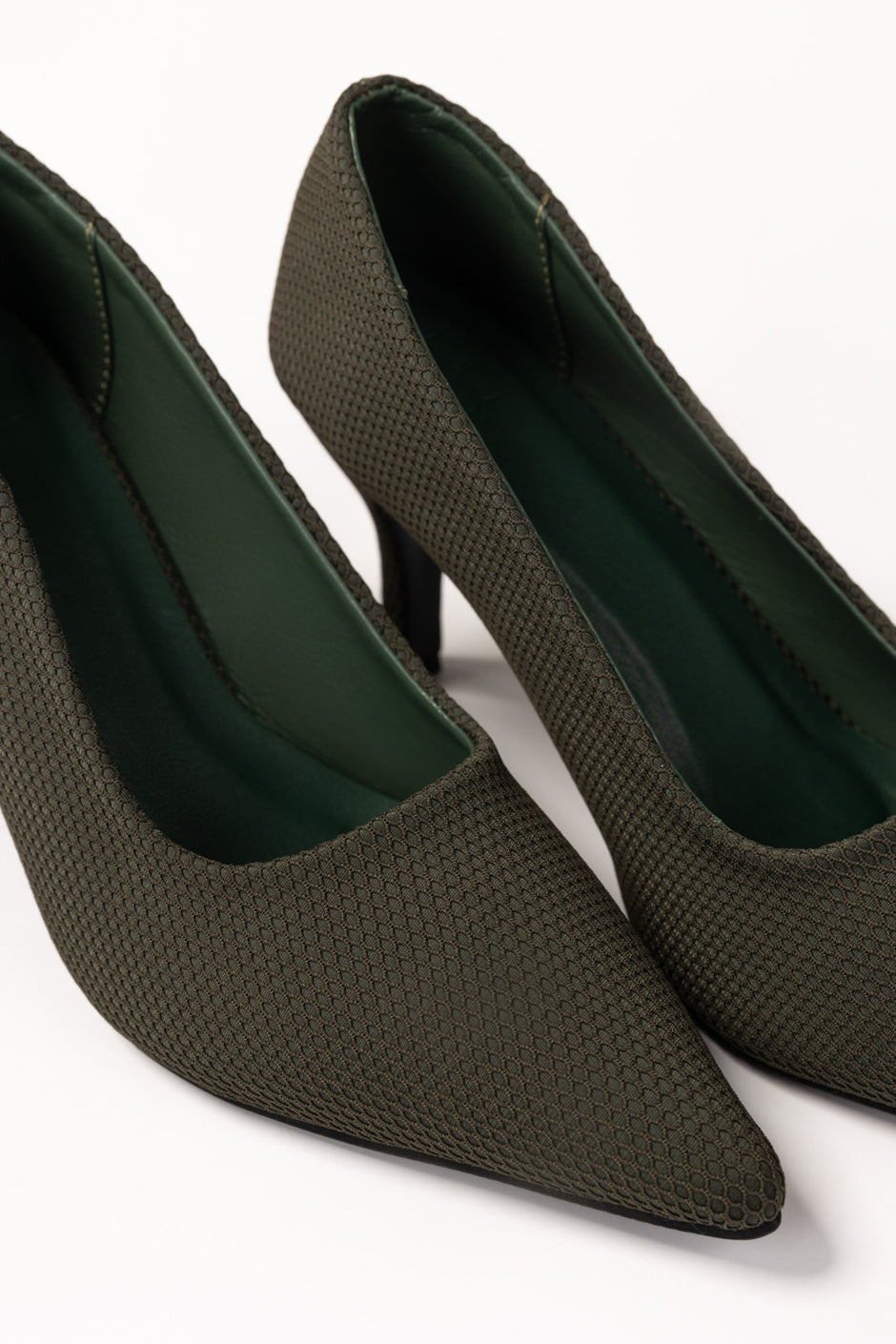 Olive Green Court Shoes