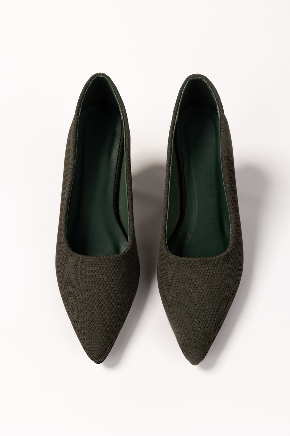 Olive Green Court Shoes