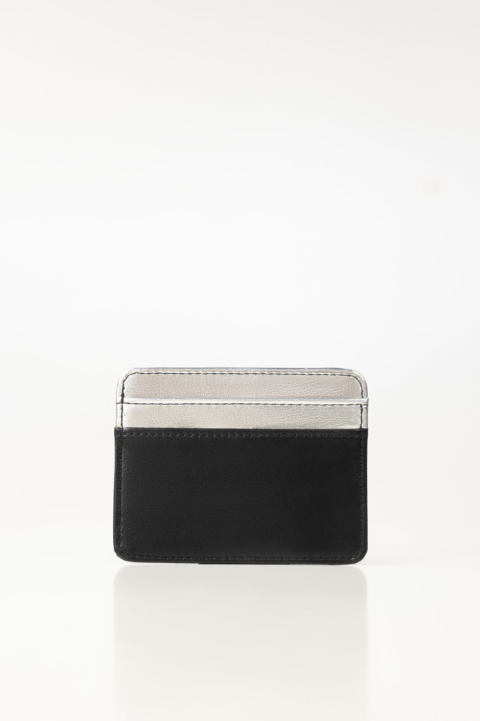 Black Silver Card Holder