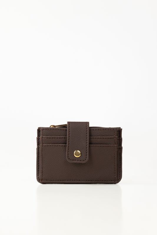 Dark Brown Card Holder IBS-CH25-014