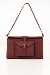 Maroon Shoulder Bag IBS-SHB25-058