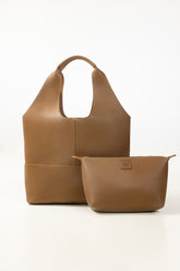 Dark Beige Tote Bag IBS-TTB25-093