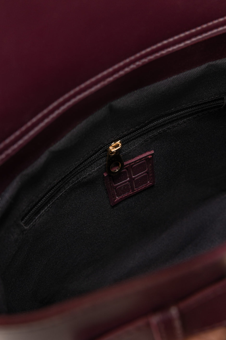 Maroon Bucket Bag