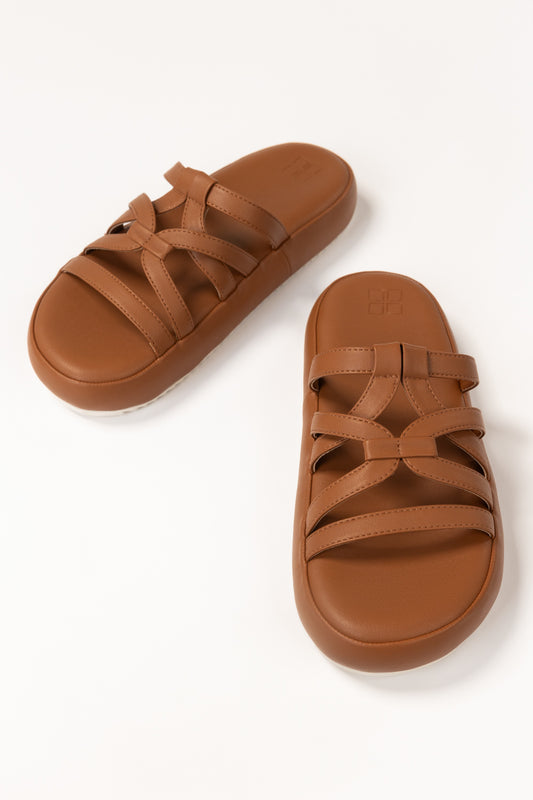 Tan Comfy Slipper IFS-CFS26-001