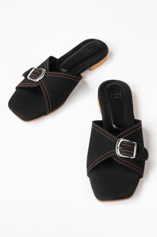 Black Slipper IFS-SLP26-017