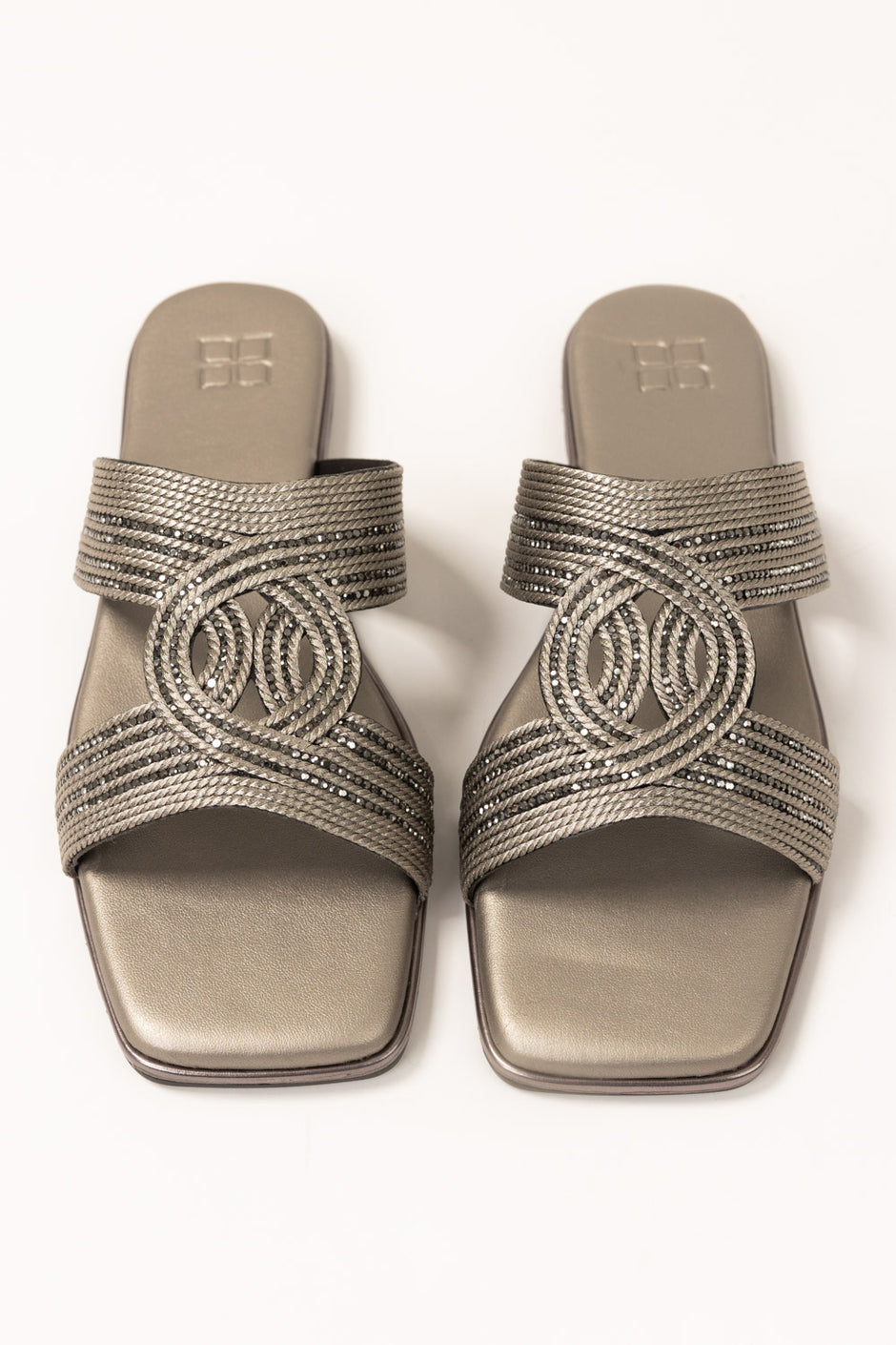 Gun Metal Slippers