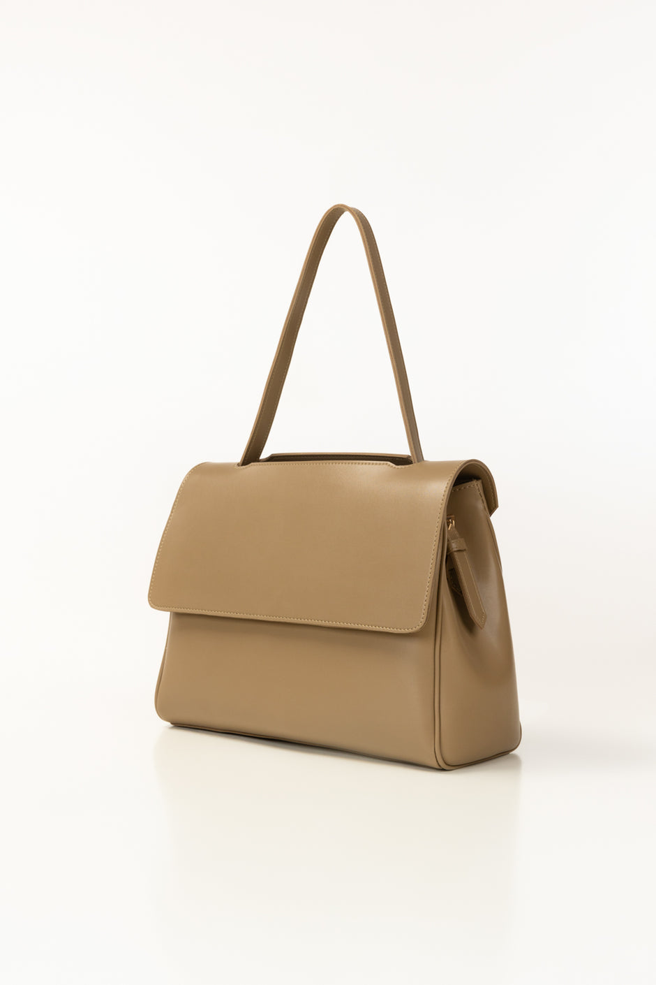 Dark Beige Tote Bag