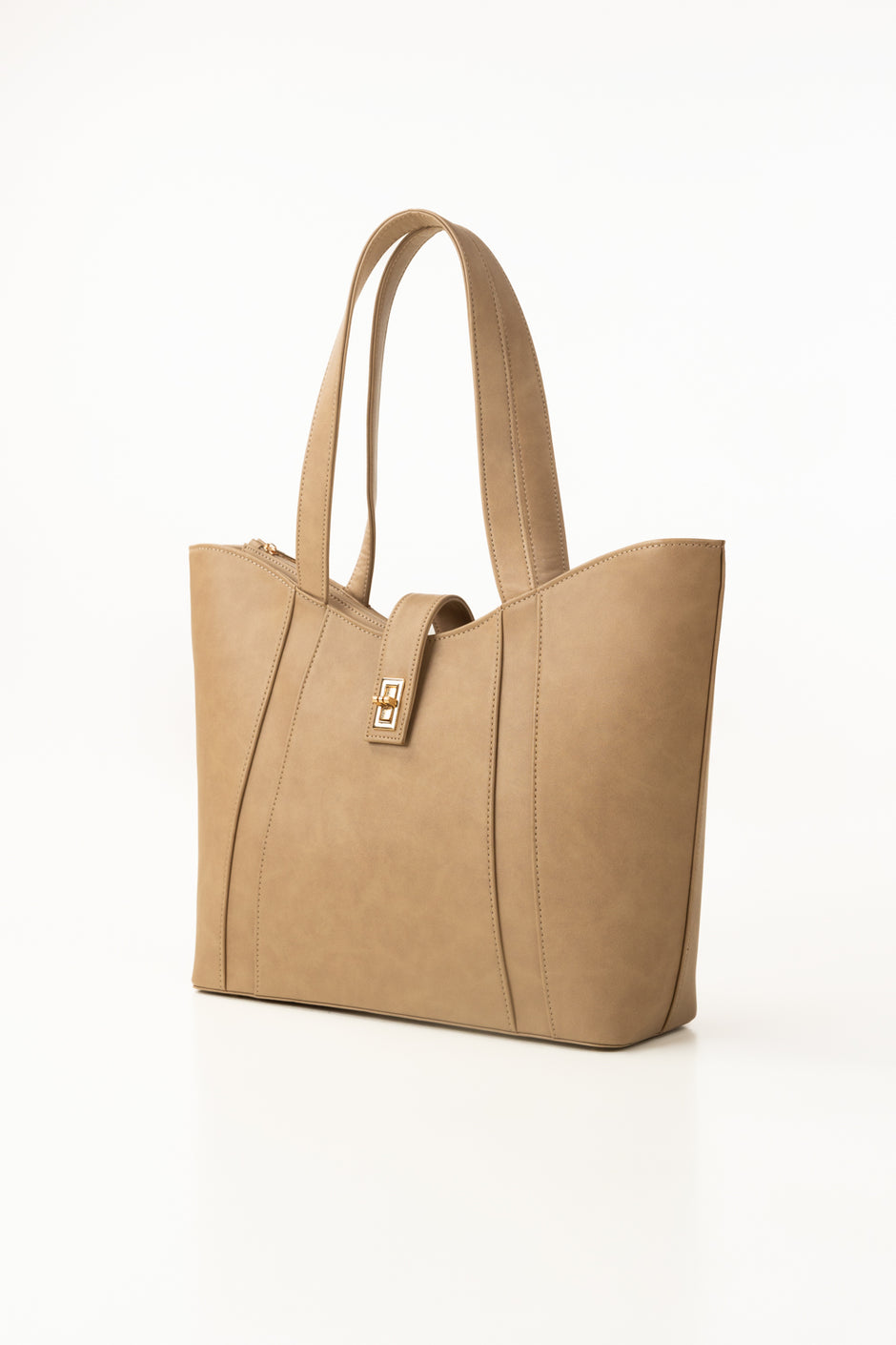 Beige Tote Bag