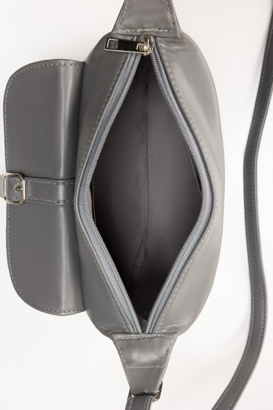 Grey Cross Body Bag