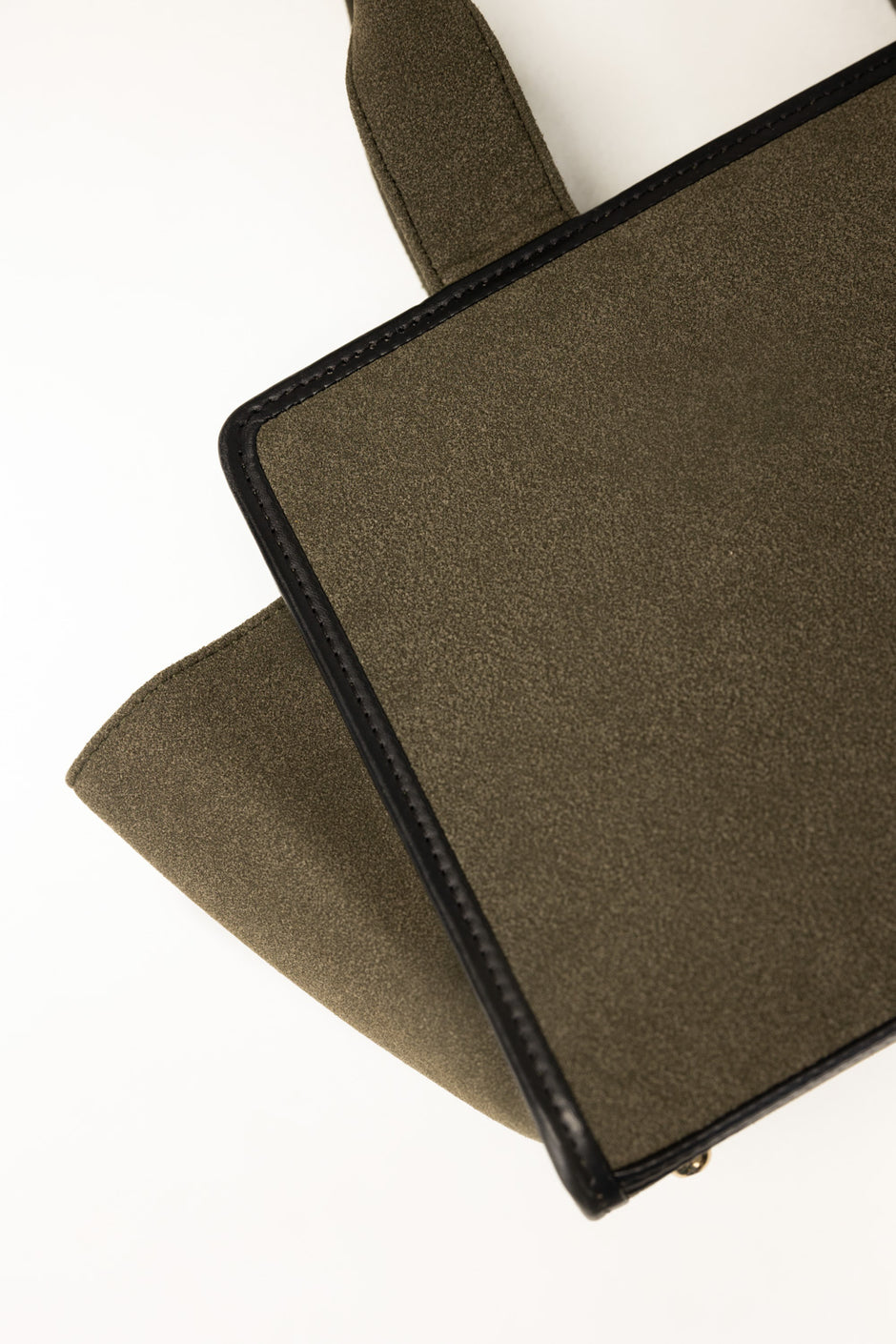 Olive Grreen And Black Tote Bags