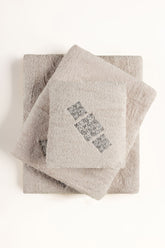 Ash Lilac 3pcs Embroidered Towel Set