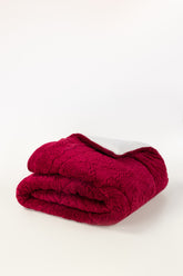 Beet Red Fleece Comforter