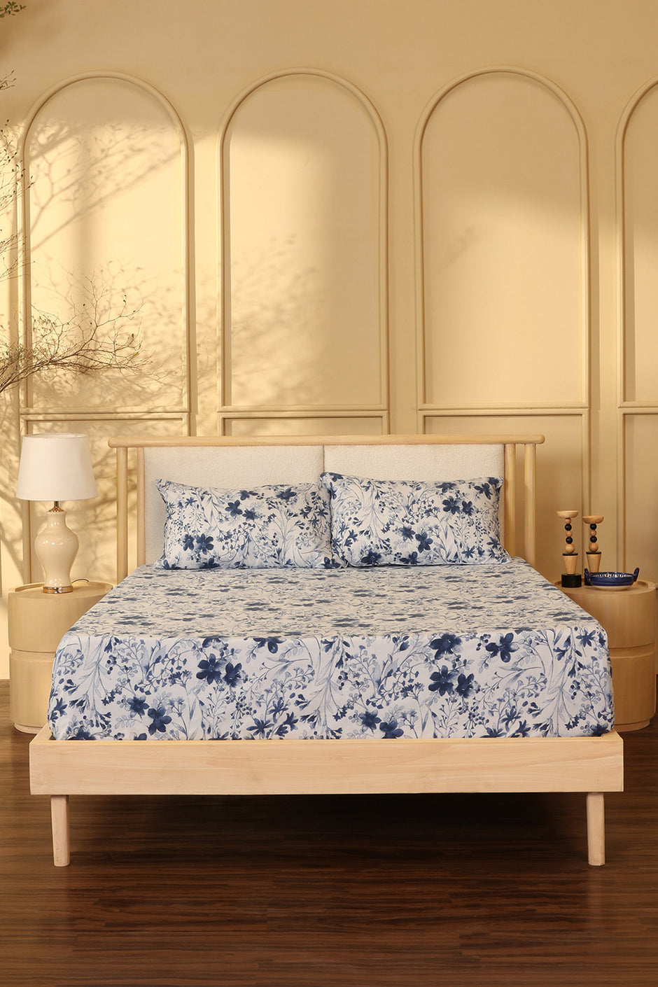 Bijou Blue Bed Sheet Set