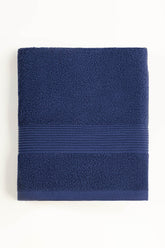 Blue Dyed Bath Towel