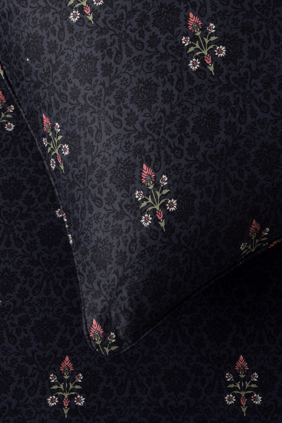 Blue Jewel Embroidered Bed Sheet Set