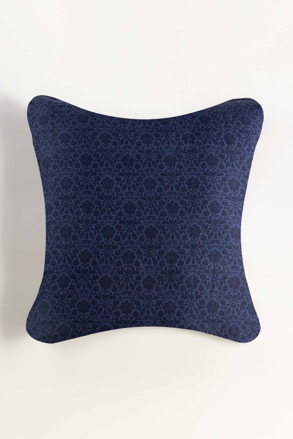 Blue Jewel Embroidered Euro Sham Cushion Cover