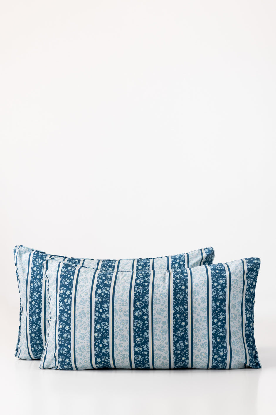 Blue Patch Pillow Cover Set